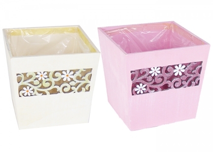 Cachepot Legno Traforato S/3