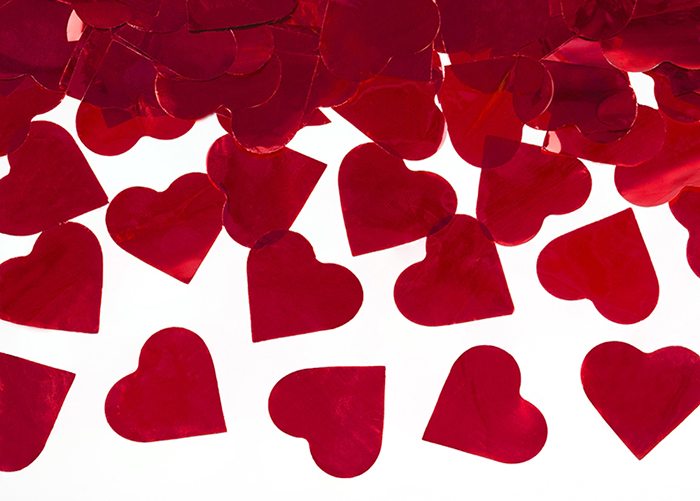 Cannone Spara Cuori ROSSO Cm 60 Accessori Cerimonia Wedding