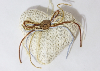 Cuore Uncinetto Cm 15