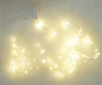 Cascata Luci Led 124 Punti E 5mt Prolung